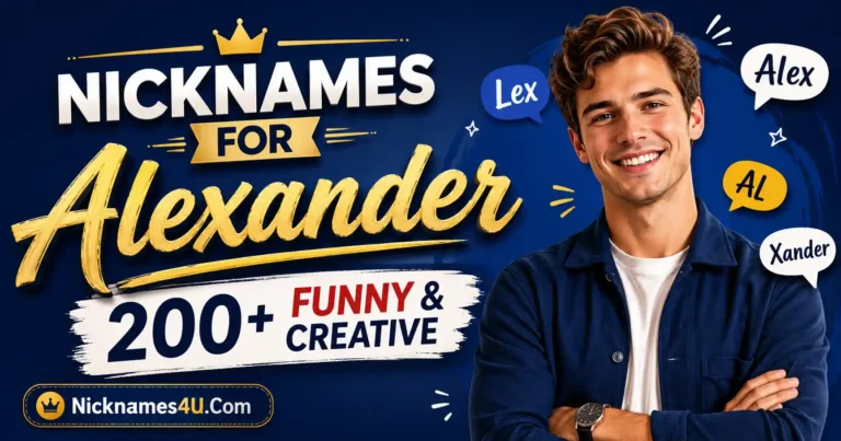Nicknames for Alexander 200+ Funny & Creative
