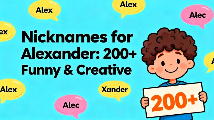 Nicknames for Alexander 200+ Funny & Creative