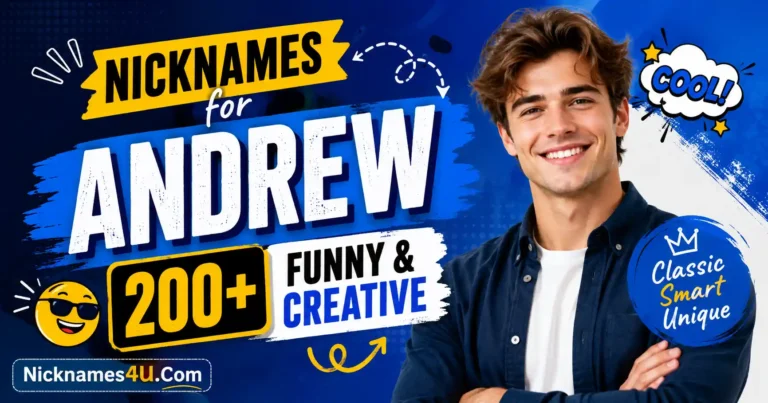 Nicknames for Andrew 200+ Funny & Creative