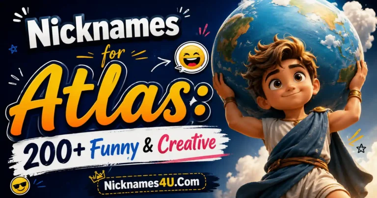 Nicknames for Atlas 200+ Funny & Creative