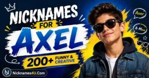 Nicknames for Axel 200+ Funny & Creative