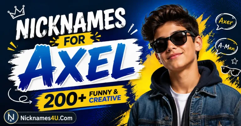 Nicknames for Axel 200+ Funny & Creative