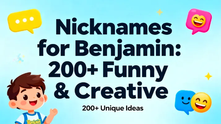 Nicknames for Benjamin: 200+ Funny & Creative