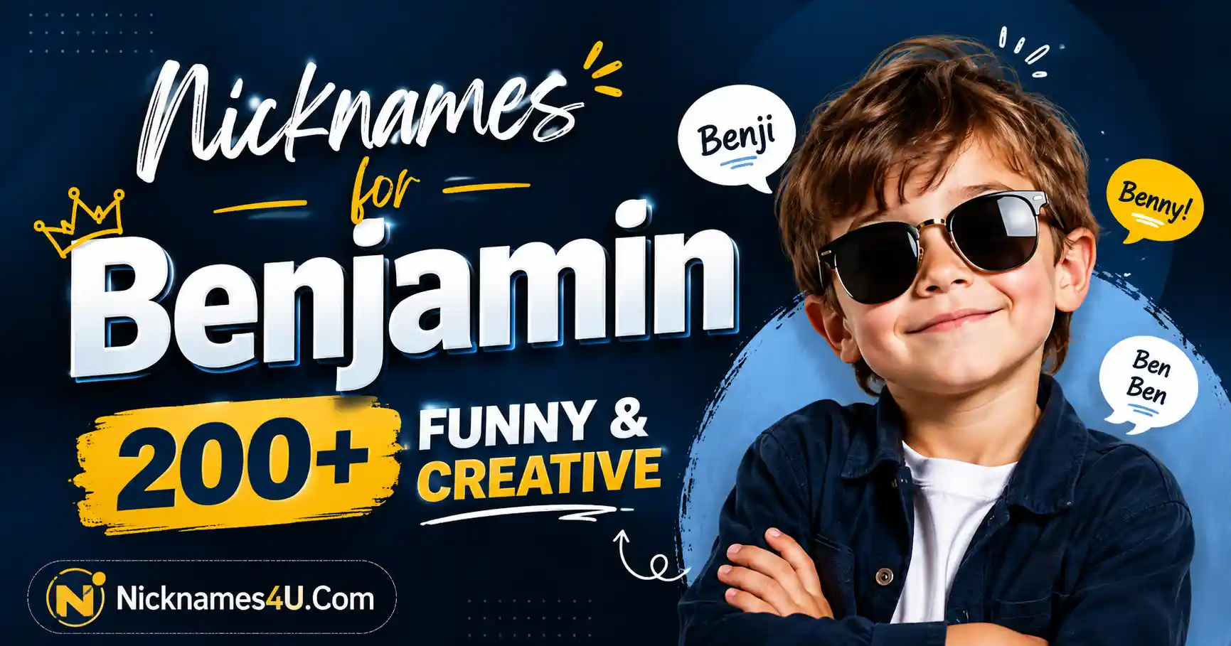 Nicknames for Benjamin 200+ Funny & Creative