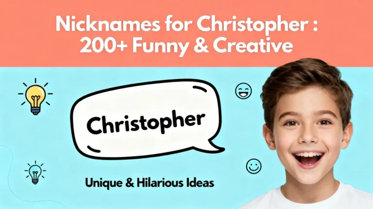 Nicknames for Christopher 200+ Funny & Creative