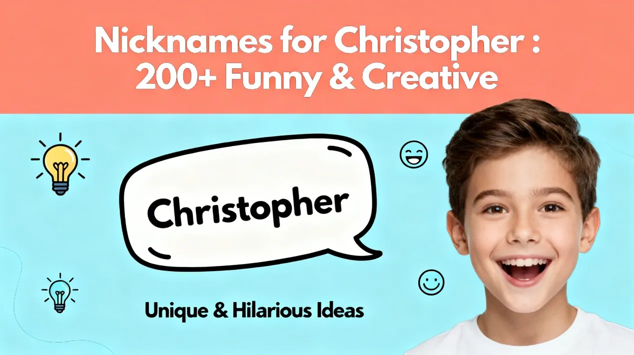 Nicknames for Christopher 200+ Funny & Creative
