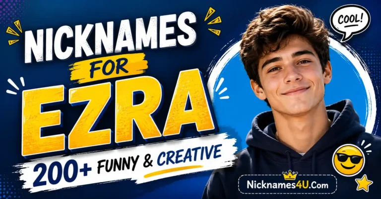 Nicknames for Ezra 200+ Funny & Creative
