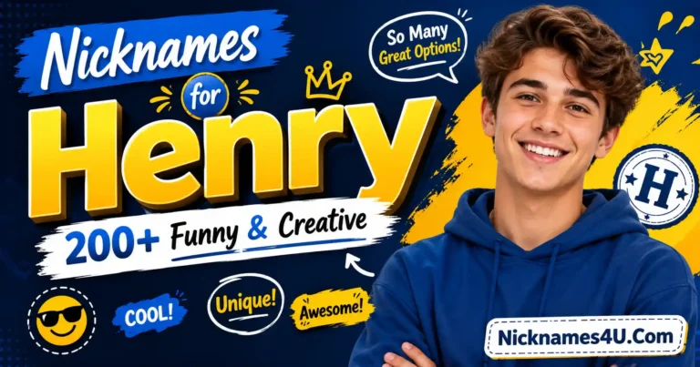Nicknames for Henry 200+ Funny & Creative