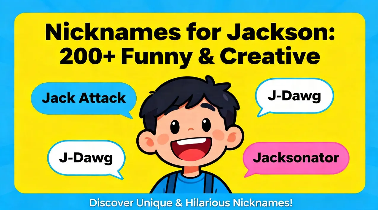 Nicknames for Jackson 200+ Funny & Creative