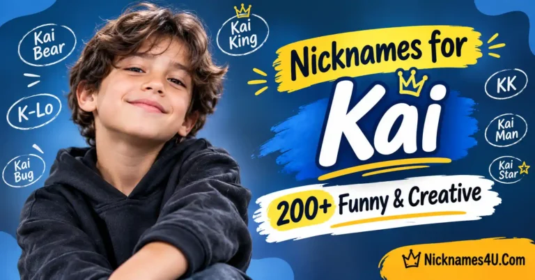 Nicknames for Kai 200+ Funny & Creative