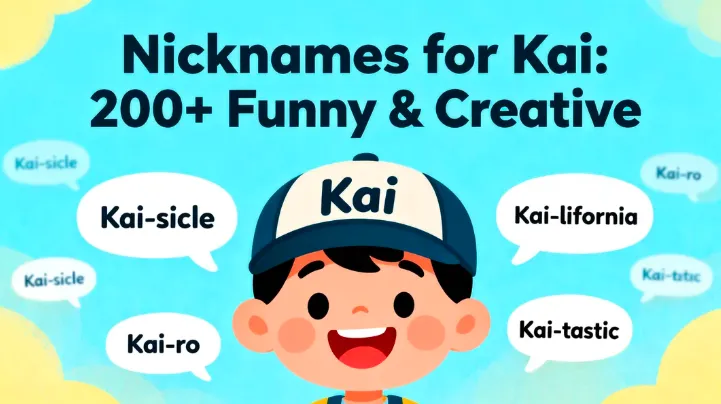 Nicknames for Kai 200+ Funny & Creative