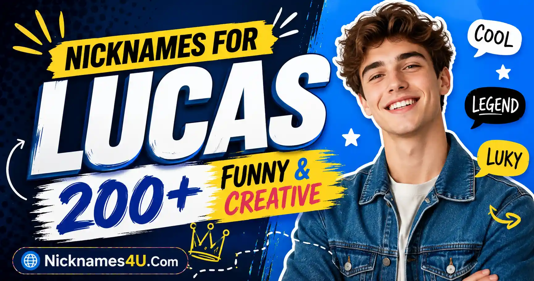 Nicknames for Lucas 200+ Funny & Creative