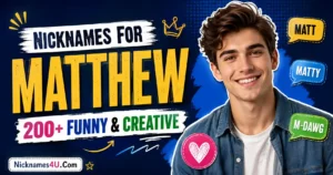 Nicknames for Matthew 200+ Funny & Creative