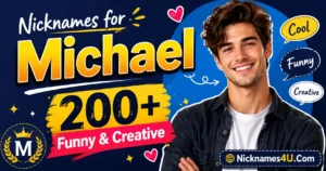 Nicknames for Michael 200+ Funny & Creative