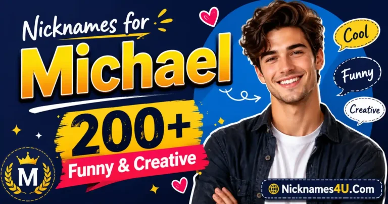 Nicknames for Michael 200+ Funny & Creative