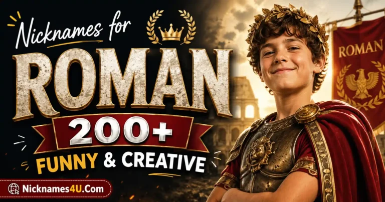 Nicknames for Roman 200+ Funny & Creative