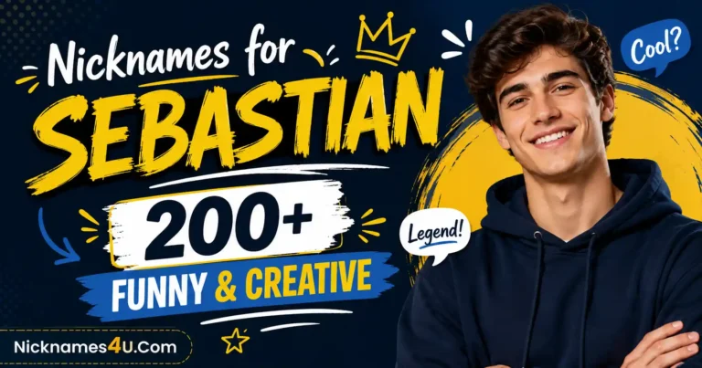 Nicknames for Sebastian 200+ Funny & Creative