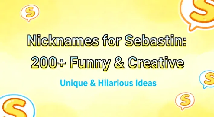 Nicknames for Sebastian 200+ Funny & Creative