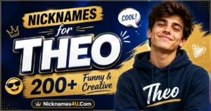 Nicknames for Theo 200+ Funny & Creative
