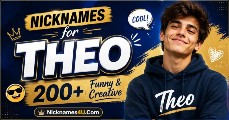 Nicknames for Theo 200+ Funny & Creative
