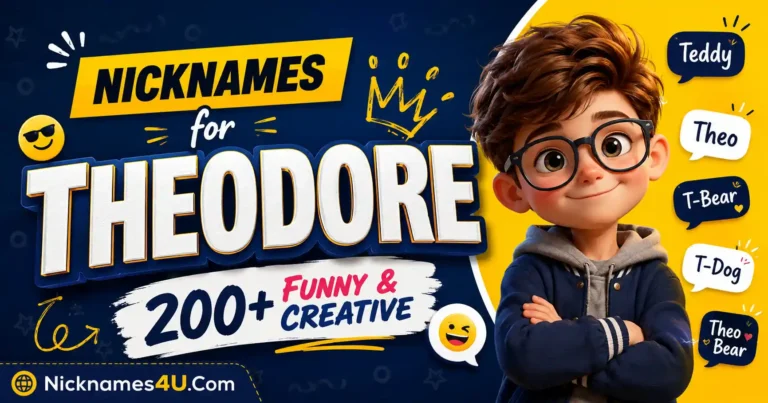Nicknames for Theodore 200+ Funny & Creative