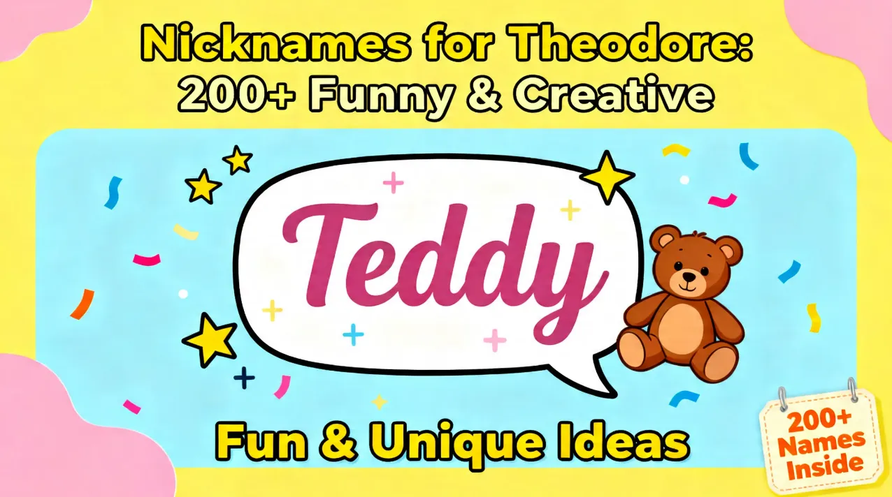Nicknames for Theodore 200+ Funny & Creative