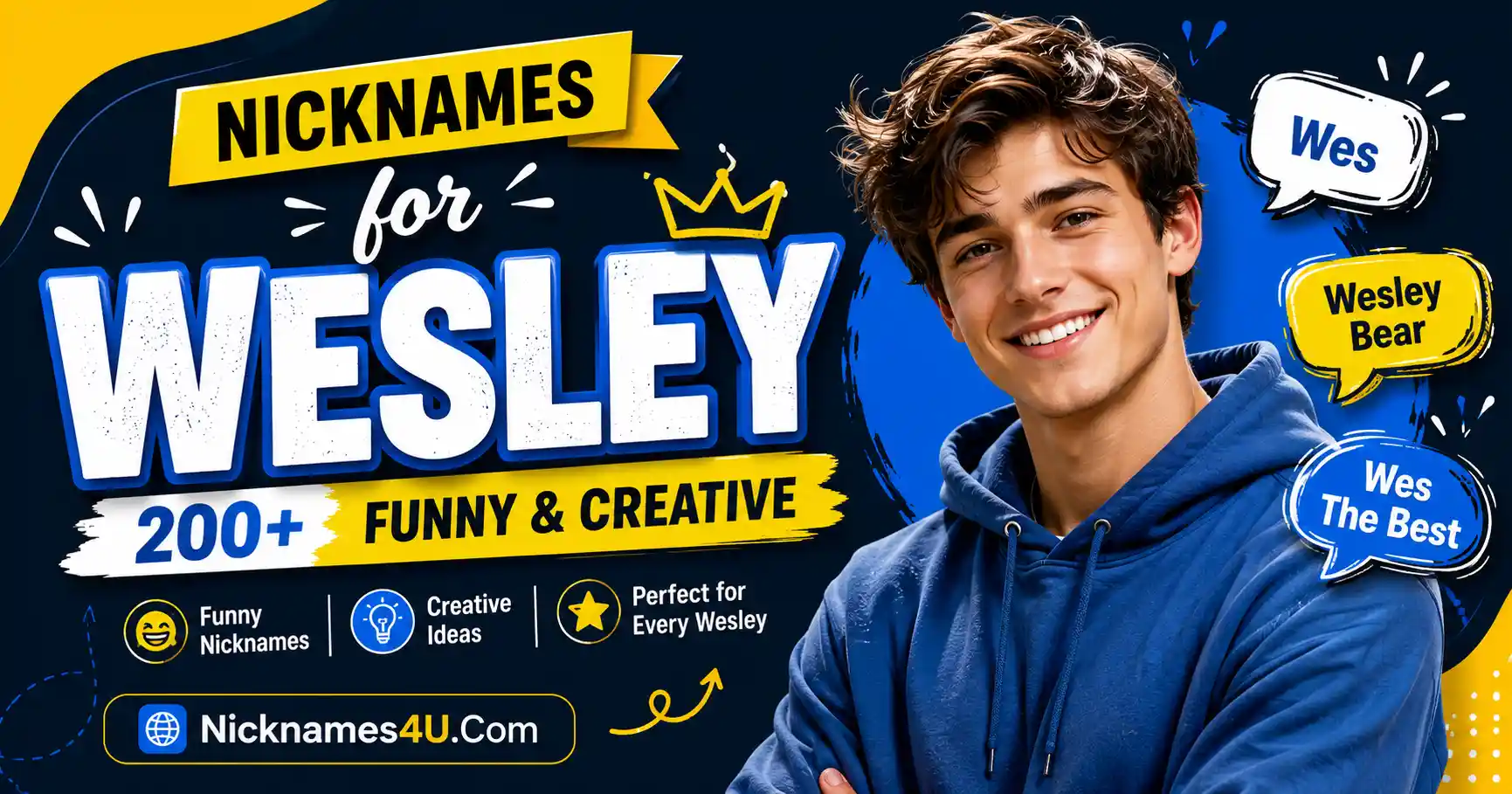 Nicknames for Wesley 200+ Funny & Creative