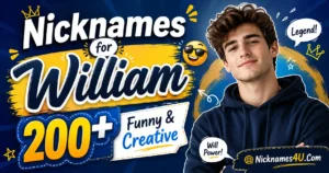 Nicknames for William 200+ Funny & Creative