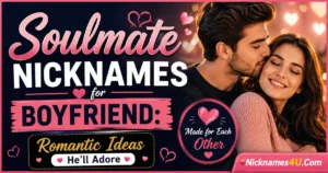 Soulmate Nicknames for Boyfriend: Romantic Ideas He'll Adore