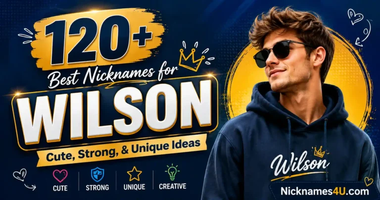 120+ Best Nicknames for Wilson Cute, Strong, & Unique Ideas
