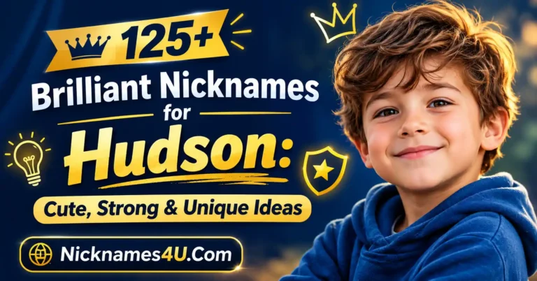 125+ Brilliant Nicknames for Hudson Cute, Strong & Unique Ideas