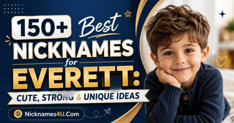150+ Best Nicknames for Everett Cute, Strong & Unique Ideas