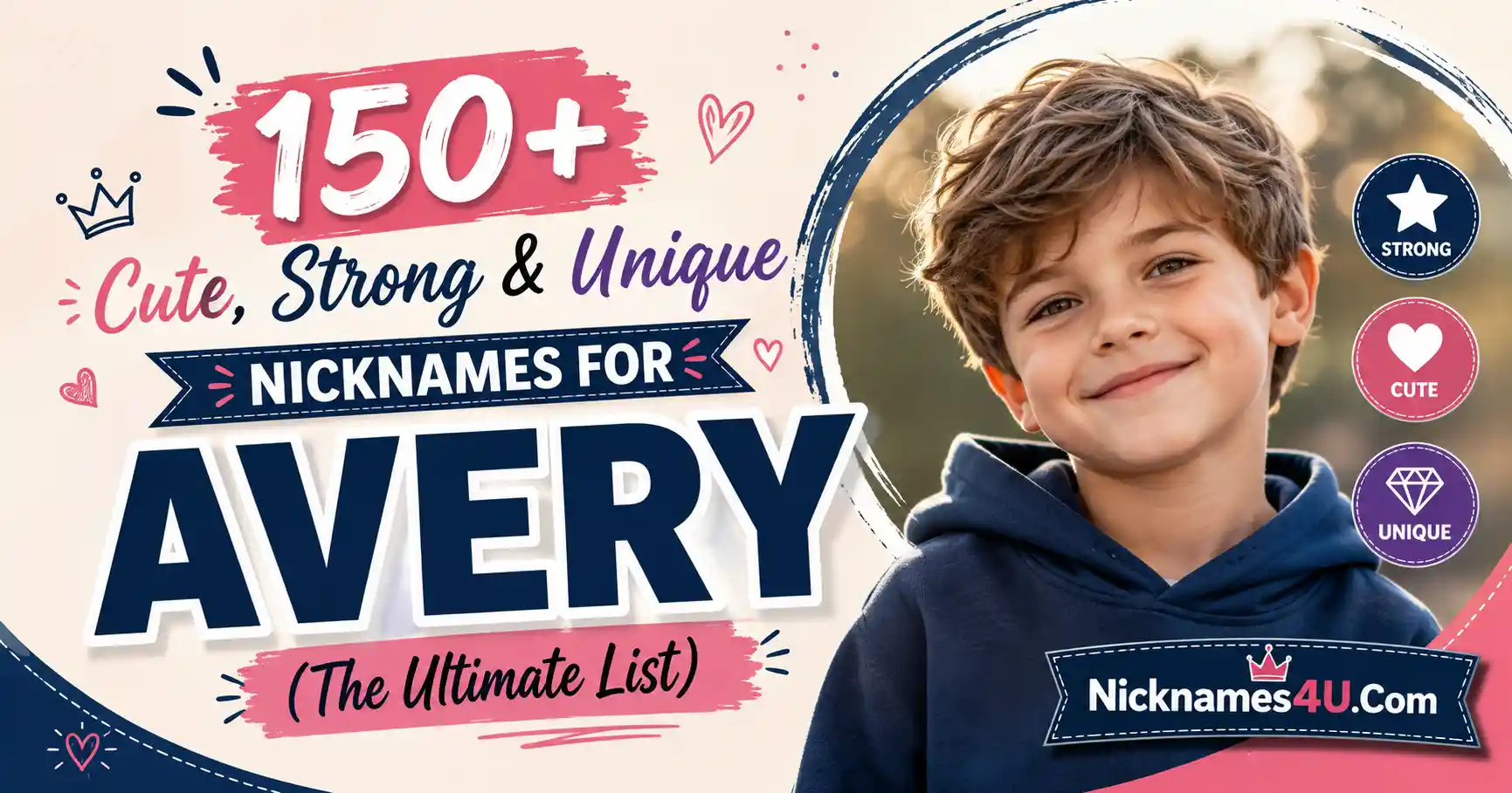 150+ Cute, Strong & Unique Nicknames for Avery (The Ultimate List)