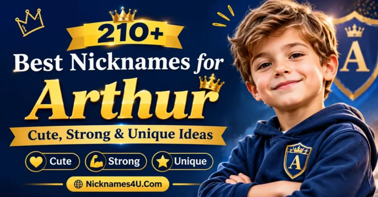 210+ Best Nicknames for Arthur Cute, Strong & Unique Ideas