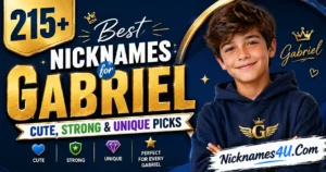 215+ Best Nicknames for Gabriel Cute, Strong & Unique Picks