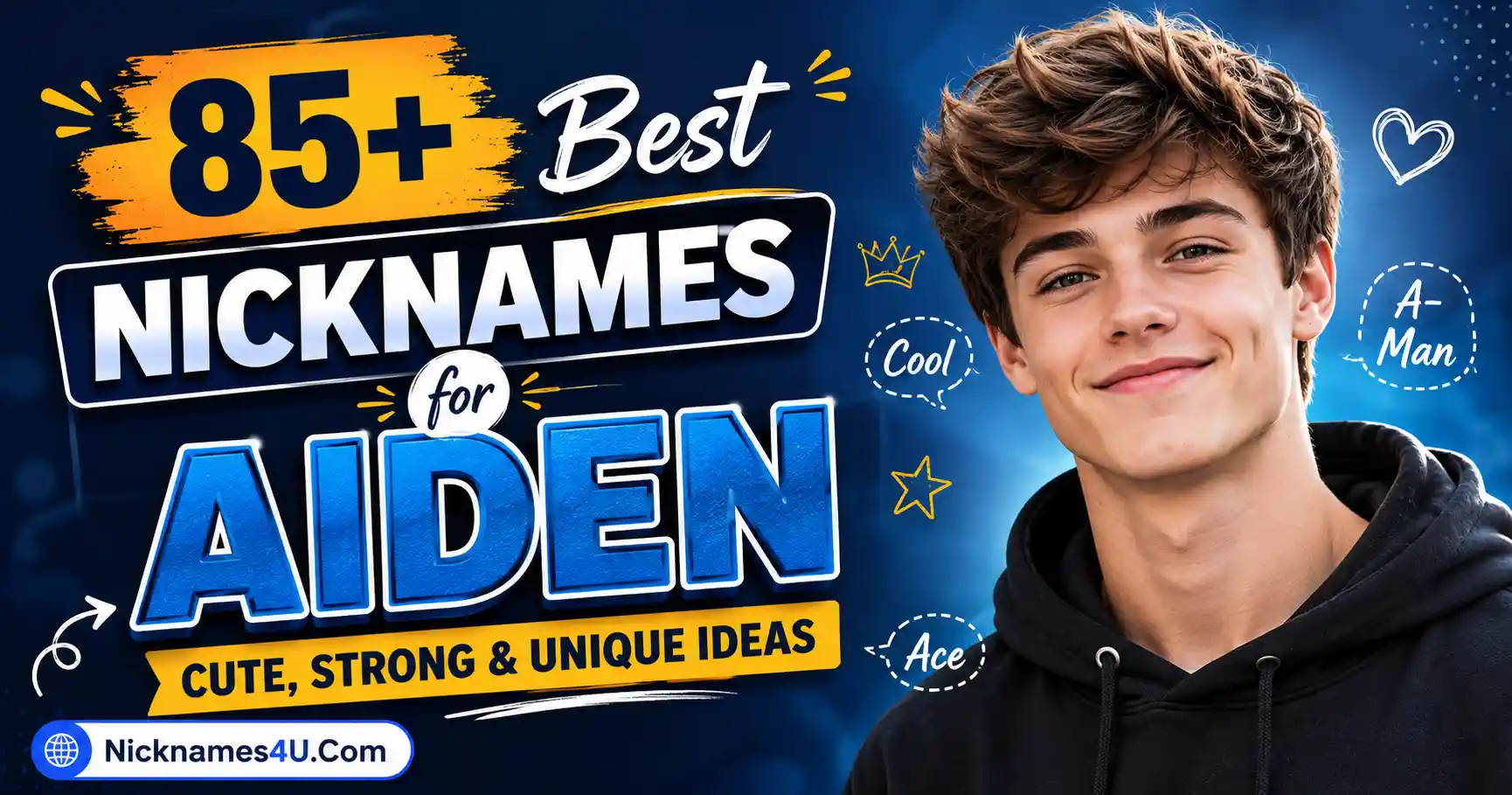 85+ Best Nicknames for Aiden Cute, Strong & Unique Ideas