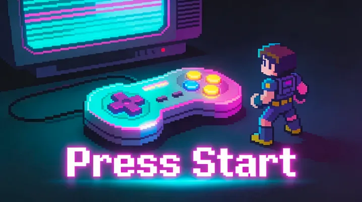 🕹️ Gamer Lingo Inspired (Press Start)