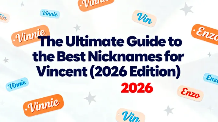 The Ultimate Guide to the Best Nicknames for Vincent (2026 Edition)