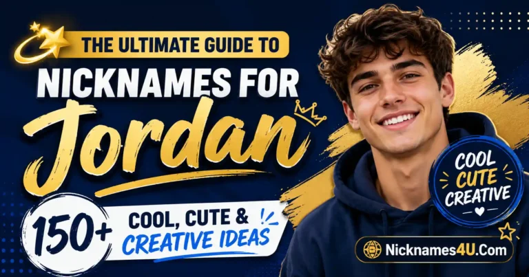 💫 The Ultimate Guide to Nicknames for Jordan 150+ Cool, Cute & Creative Ideas