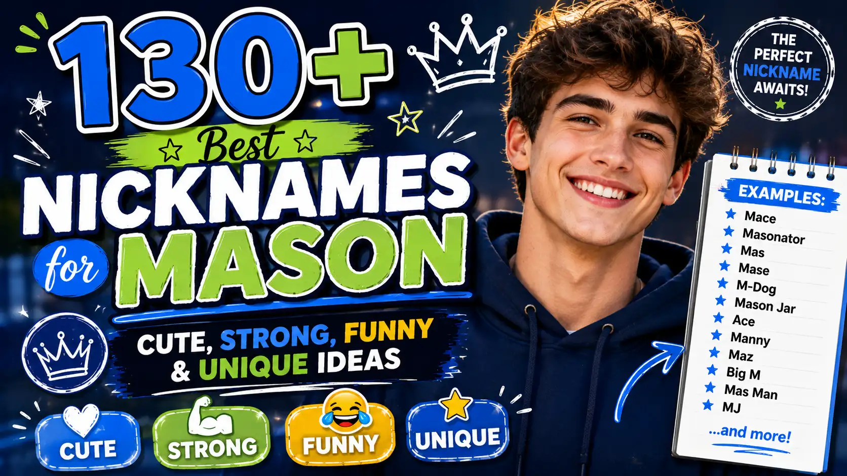 130+ Best Nicknames for Mason Cute, Strong, Funny & Unique Ideas