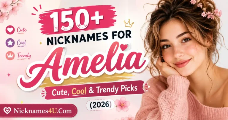 150+ Nicknames for Amelia Cute, Cool & Trendy Picks (2026) 🌸