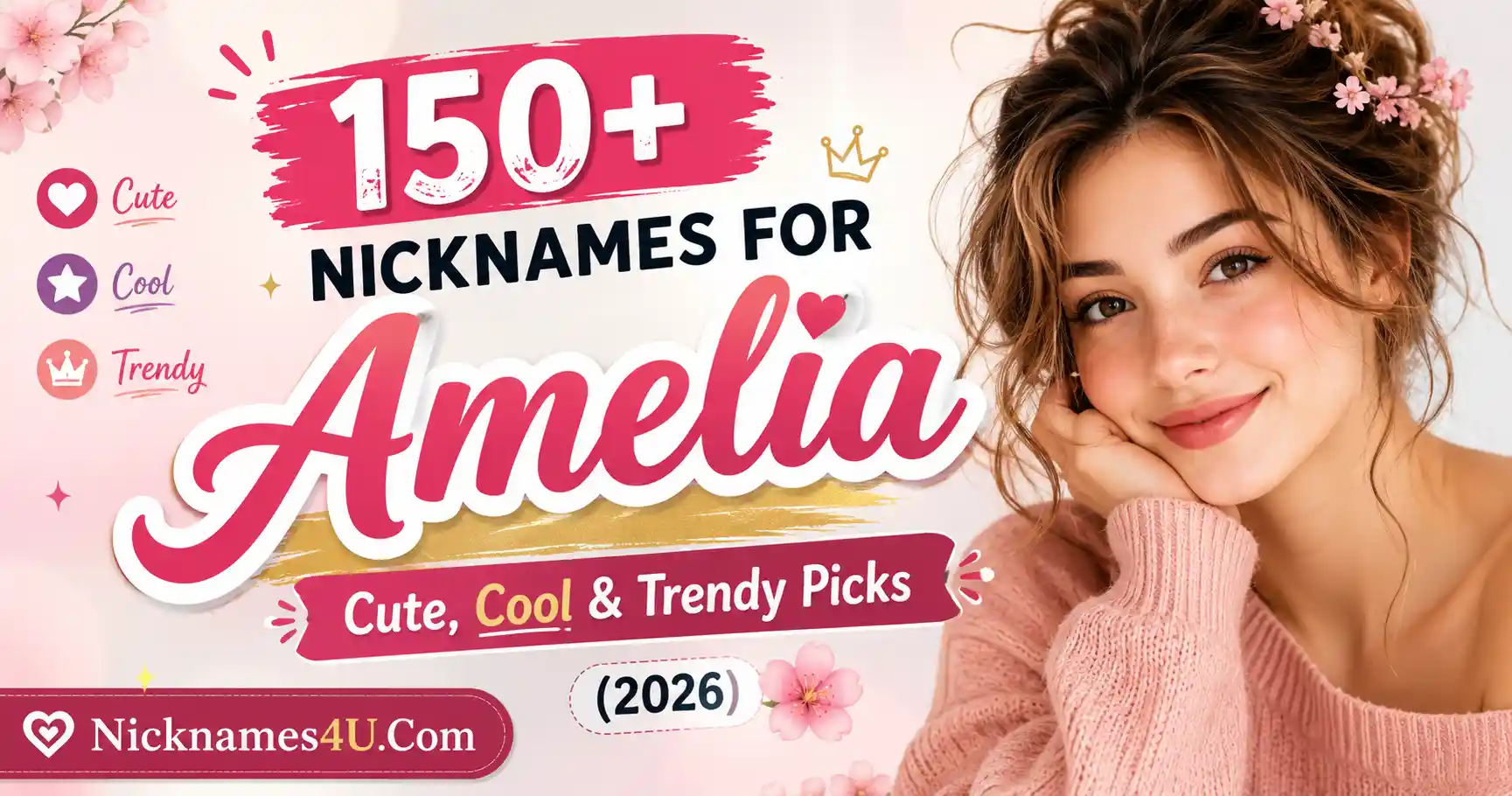 150+ Nicknames for Amelia Cute, Cool & Trendy Picks (2026) 🌸