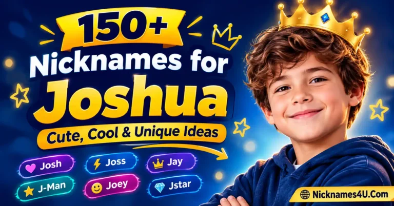 150+ Nicknames for Joshua Cute, Cool & Unique Ideas