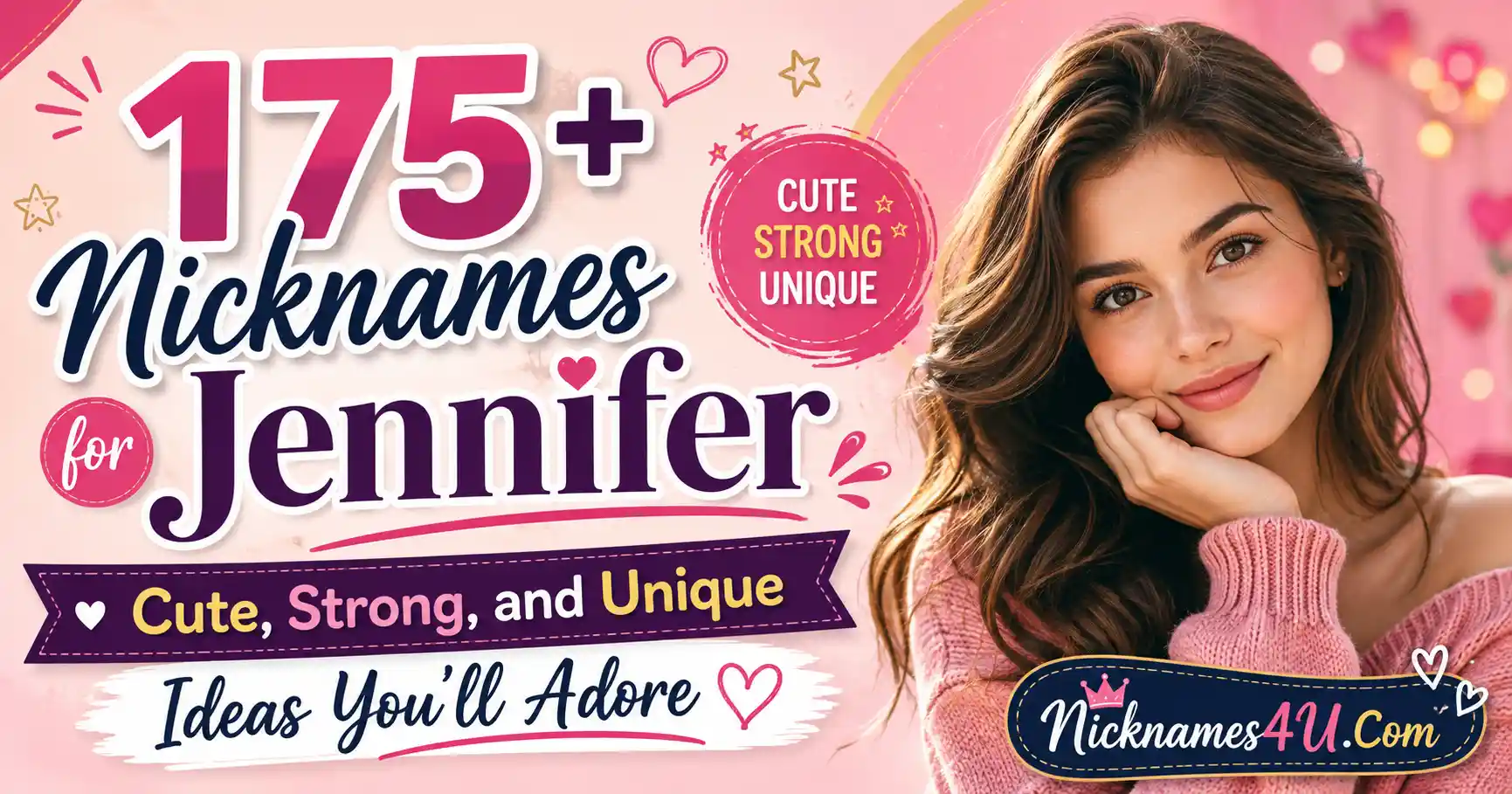 175+ Nicknames for Jennifer Cute, Strong, and Unique Ideas You’ll Adore