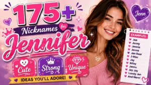 175+ Nicknames for Jennifer Cute, Strong, and Unique Ideas You’ll Adore