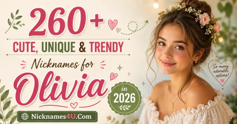260+ Cute, Unique & Trendy Nicknames for Olivia in 2026 🌿