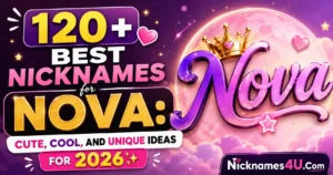 120+ Best Nicknames for Nova Cute, Cool, and Unique Ideas for 2026✨