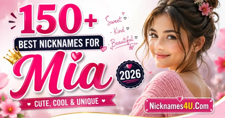 150+ Best Nicknames for Mia (Cute, Cool & Unique 2026)🌸