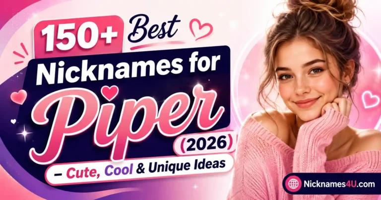 150+ Best Nicknames for Piper (2026) – Cute, Cool & Unique Ideas