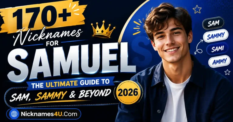 170+ Nicknames for Samuel The Ultimate Guide to Sam, Sammy & Beyond (2026) 🔥